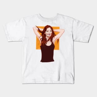 Diane Keaton - An illustration by Paul Cemmick Kids T-Shirt